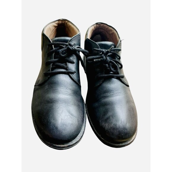 Dansko Jake Black Calf Chukka Boots Men's Booties Sz 42 Leather Academia Hipster - Picture 10 of 10